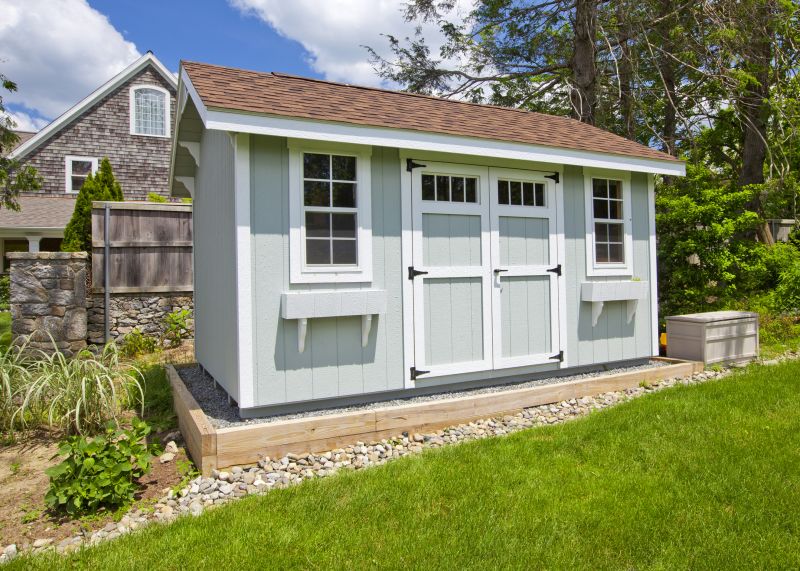 Lean To Shed Installation in Wilmington, NC
